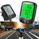 thumbnail image 3 of Velocímetro digital LCD para bicicleta: cuentakilómetros con cable, retroiluminación, resistente a la lluvia; para seguimiento de la velocidad en bicicletas, bicicletas eléctricas y motocicletas, 3 of 4