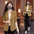 thumbnail image 3 of Early Autumn Professional Commuter Suit Jacket Women‘s 2024 New Style Small Style One Button Suit High-end Top, 3 of 6