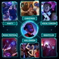 thumbnail image 4 of Ompusos Kids Glowing LED Cosplay Masquerade Mask, Light-Up Gesture-Sensing Costume Party Mask, 4 of 7