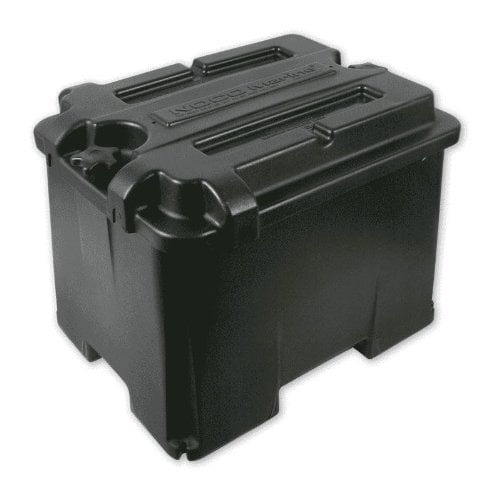 Noco Boîtier de Piles HM426 Convient aux Piles du Groupe Double 6 Volts; Noir; Plastique Polyéthylène; Ventilation à Débit Complet; avec Couvercle Captif; Grands Trous d'Entrée pour Câbles; Résistant aux Impacts jusqu'à -40 Degrés Fahrenheit