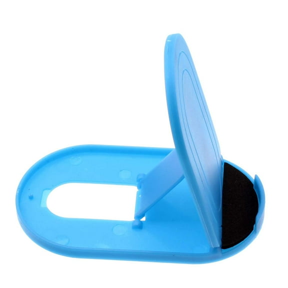 Fold-up Stand for iPhone 14/Pro/Max/Plus - Blue Holder Travel Desktop Cradle Dock