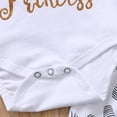 thumbnail image 4 of 4pcs Newborn Kids Baby Girl Floral Clothes Jumpsuit Romper Bodysuit Pants Outfit, 4 of 10