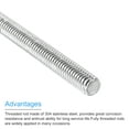 thumbnail image 4 of Fully Threaded Rod M6 x 254mm 20mm Pitch 304 Stainless Steel Right Hand 4pcs, 4 of 7