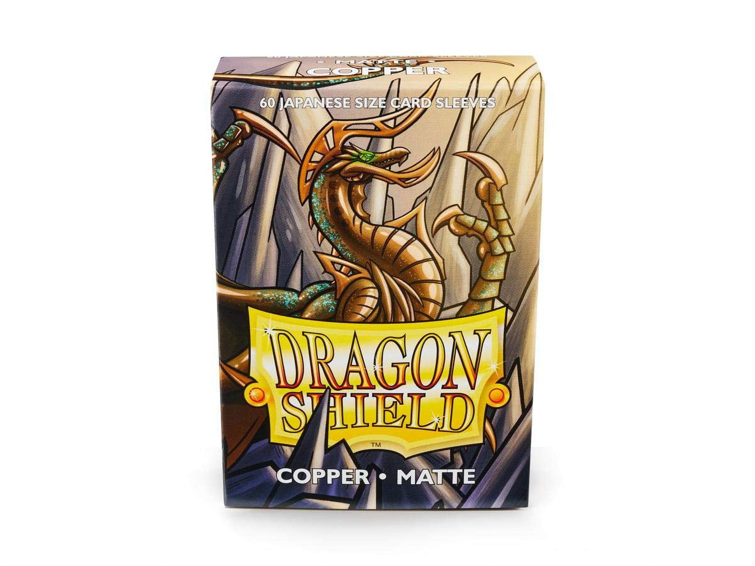5 Packs Dragon Shield Matte Mini Japanese Copper 60 ct Card Sleeves Value Bundle!