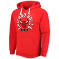 thumbnail image 2 of Unisex Sportiqe Red Chicago Bulls Athos Olson Tri-Blend Pullover Hoodie, 2 of 4