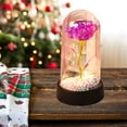 thumbnail image 2 of Light-Up Eternal Rose in Glass Dome - Preserved Flower Gift for Women - Perfect for Birthday, Mother's Day, Valentine's Day, and Anniversary Gifts, 2 of 6