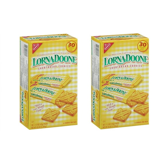 Lorna Doone-Shortbread Cookies, 1.50z Pack, 30 Count(Pack of 2)