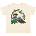 thumbnail image 3 of Inktastic Frog, Worm, Mushrooms Nature Scene Boys or Girls Toddler T-Shirt, 3 of 5