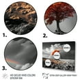 thumbnail image 3 of Designart "Rainbow Shades Of Colorlessness horizon III" Rainbow Floater Framed Wall Art Print, 3 of 7