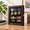 8 x 10, variant on Pin Display Case 11 X 14 Solid Wood Shadow Box Medal With Hd Tempered Glfor Army Bedge Award Velcro Patch Collection