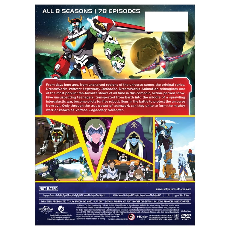 Voltron: Legendary Defender - the Complete Series (DVD), Universal