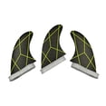thumbnail image 2 of Surfboard Thruster Fins Surf Accessory Grey Line Fiberglass Honeycomb 3Pcs/set Paddle Surf Fins, 2 of 6