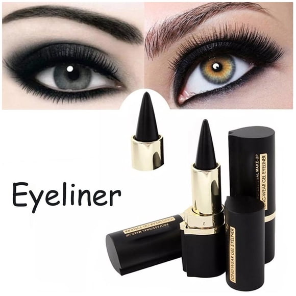 Delineador de Ojos ANGGREK Gel Negro Larga Duración