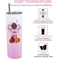 thumbnail image 2 of 20oz Inspirational Breast Cancer Survivor Tumbler - Empowering Gifts for Women with Lid, Post-Surgery Support Cup, Chemo Recovery & Radiation Therapy Encouragement, 2 of 7