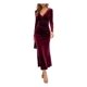 thumbnail image 1 of ZHAOCHENG Vestidos de terciopelo, vestidos de noche sexys, vestidos de fiesta, vestidos de cóctel., 1 of 5