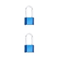 thumbnail image 1 of Riwesomey Cerradura codificada de aleación de Zinc, contraseña de 4 dígitos de Color sólido, casillero de puerta portátil, candado de azul largo 2piezas, 1 of 6