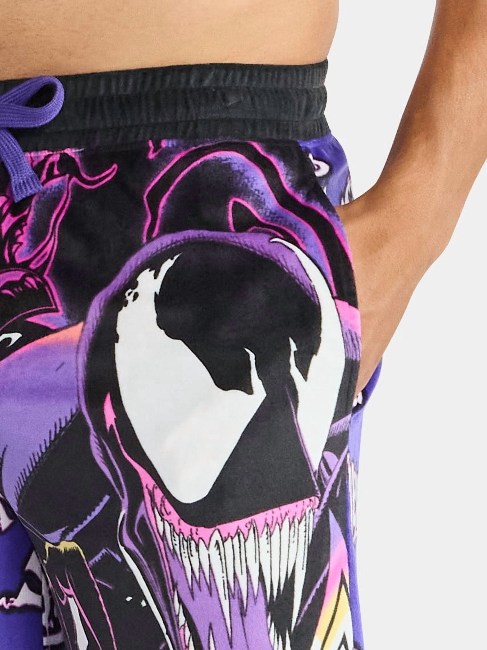 Venom Men's and Big Men's Split Leg Graphic Pants, Sizes S-2XL