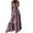 Pink, variant on Long Sleeve Dress Women Fashion Women V-Neck Print 3/4 Sleeve Patchwork Casual Long Dress Womens Long Sleeve Dress 3/4 Sleeve Dress for Women Long Sleeve Dress for Women Sexy