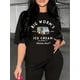 thumbnail image 1 of 1pc Big Worm's ice Cream Los angeles La Vintage Casual Print T-Shirt, Cotton Round Neck Short Sleeve Tee for Summer, 1 of 7