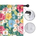 thumbnail image 4 of Blackout Kids Curtains,Pioneer Flower Floral Print Pattern Childrens Insulated Curtains Set Of 2,Bedroom Essentials,Toddler Room Decor 42"x63", 4 of 5