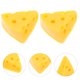 thumbnail image 3 of 30 piezas de cocina en miniatura, comida, queso, modelos de queso artificial, simulación de tartas de queso triangulares, figuritas de comida para decoración de mini casa y cocina, 3 of 8