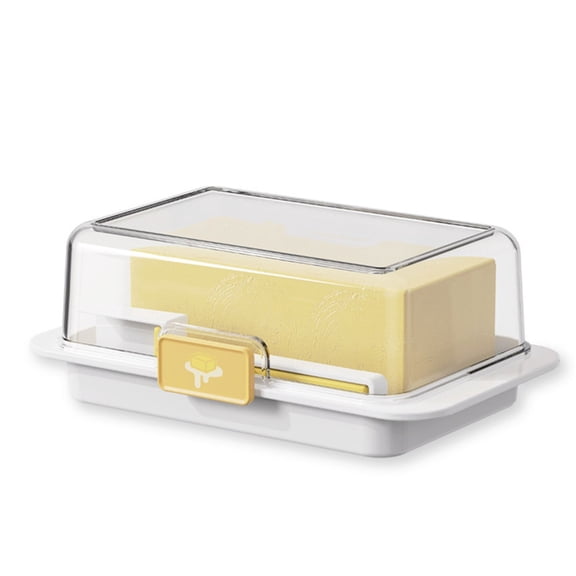 Practical Butter Dish with Lid Portable Accessory for Coasts Butter Dishwasher and Microwaves Safe Home Organization