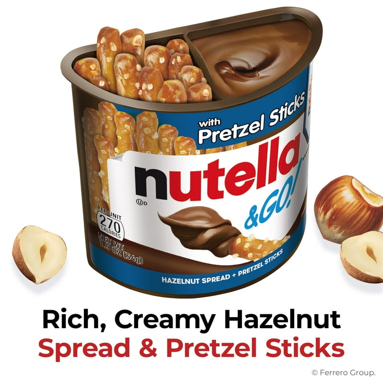 Nutella & GO! - 1.9 oz Snack Cup with Hazelnut and Cocoa Spread