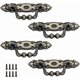 thumbnail image 1 of Furniture Knobs and Handles,4 Pcs Antique Drawer Handle Zinc Bronze Drawer Handle Bronze, 1 of 5
