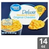 Great Value Deluxe Original Cheddar Macaroni & Cheese, 14 oz