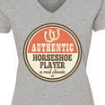 thumbnail image 4 of Inktastic Horseshoe Player Gift Women's V-Neck T-Shirt, 4 of 5