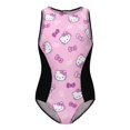 thumbnail image 5 of Hello Kitty Girls One Piece Swimsuits Hawaiian Summer Swimwear Beach Bathing Suit Outfits, 5 of 7