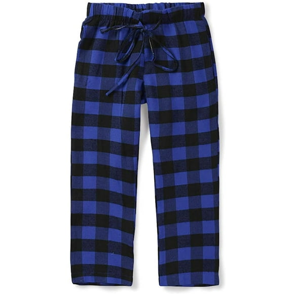 Pantalon de Repos en Pyjama Tissé Coton pour Garçon, à Carreaux Doux pour le Sommeil