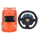 thumbnail image 1 of 1:22 Remote Control Car Steering Wheel Electric Remote Simulation Car Model Toy for Kids Orange, 1 of 4