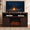 Brown, variant on Homall Fireplace TV Stand for TVs up to 65'', Farmhouse Fireplace Entertainment Center Media TV Console for Living Room, White