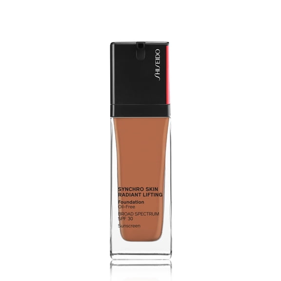 Shiseido Synchro Skin Radiant Lifting Foundation SPF 30, 450 Copper - 30 mL - Medium-to-Full, Buildable Coverage - 24-HR Hydration - Transfer, Crease & Smudge Resistant - Non-Comedogenic