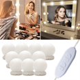 thumbnail image 1 of LED 6 10 14Bulbs Makeup Mirror Light Bulb Lights Stepless Dimmable USB Wall Lamp Kit for Dressing Table ,Widely Use, 1 of 7