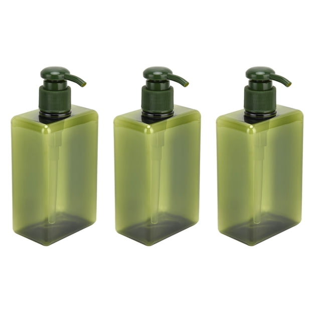Soap Dispenser Bottle,3PCS 280ml Pump Bottle Empty Travel Bottle Liquid Soap Bottle Streamlined Design