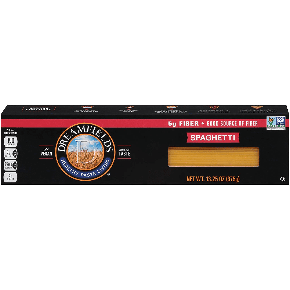 Dreamfields Spaghetti Pasta, 13.25 oz [Pack of 20]