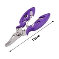 thumbnail image 4 of Alicates de pesca de Acero Inoxidable Strade Fareast Limited portátiles color morado paquete de 3, 4 of 8