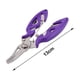 thumbnail image 4 of Alicates de pesca, pinza de pesca, accesorios de pesca resistentes, para cortar pesca Púrpura, 4 of 9