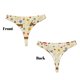 thumbnail image 3 of Balery Dachshund Dog And Flower Tangas de Algodón para Mujer con Estampado – Ropa Interior Sexy, Transpirable, G-string-Small, 3 of 6