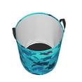 thumbnail image 3 of Kll World Turtle Day Waterproof Foldable Laundry Hamper Bucket With Handles For Storage Bin,Kids Room,Home Organizer (Medium), 3 of 8