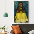 thumbnail image 4 of Diego Rivera 《Mexican Woman》 Wall Art Prints Canvas Poster Wall Art Poster Gifts Bedroom Prints Home Decor Hanging Picture Canvas Painting Posters 20x30inch(50x75cm), 4 of 6