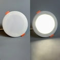 thumbnail image 4 of Kiven Led Light Cover,Lampshade Diffuser White Fabric Diffuser,5.5 in Round Diffuser, LED Light Blocking Stickers for Recessed Light/Can Light, Table Lamp, Ceiling Light, Downlight, 4 of 5