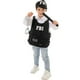 thumbnail image 2 of Disfraz de agente del FBI para niños, disfraz de Cosplay, chaleco del FBI, sombrero, accesorios para niños, uniforme de policía SWAT para fiesta de Carnaval de Halloween, 2 of 5
