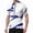 Blue, variant on Cycling Jersey Men Printed Bike Jersey Shirt Short Sleeve Bike Clothes Moisture Wicking Quick Dry, Breathable Mesh Black L