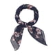 thumbnail image 1 of Bufandas de gasa para mujer - 27.6 X27.6 - Pañuelo cuadrado con estampado floral Pañuelo para el cuello Pañuelo para el cuello Azul marino 70x70cm/27.6x27.6 inches(LxW), 1 of 5