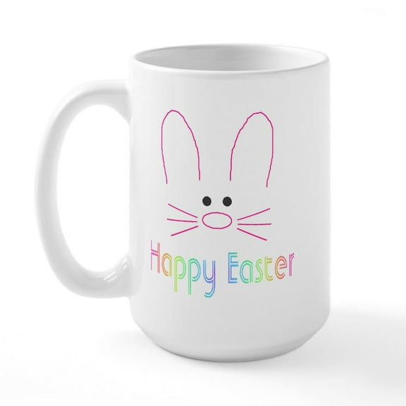 CafePress - Easterpink Mugs - 15 oz Ceramic Large White Novelty Mug
