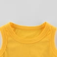 thumbnail image 3 of LNMQLPDBS Toddler Tank Tops Boys Girls Solid Color Binding Sleeveless Crewneck Shirts Toddler Girl Clothes Baby Boy Summer Clothes for Beach Party Shirts for Kids Yellow 2-3 Years, 3 of 5