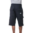 thumbnail image 2 of Pro Club Men's Six Pocket Fleece Cargo Shorts - Navy - Large, 2 of 4